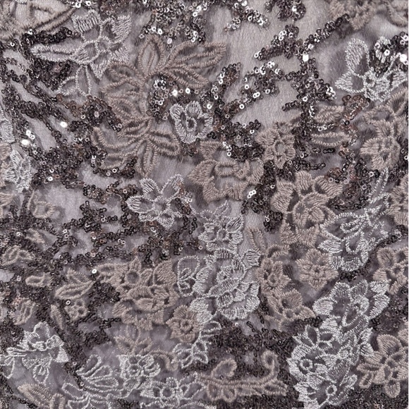 NWT $269 Alex Eveings [ 8 ] Sequin Embroidered Trumpet Gown in‎ Purple - Picture 9 of 14